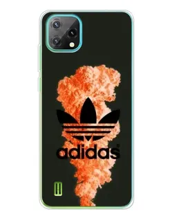 Чехол для Blackview Oscal C60 с картинкой «Оранжевый дым Adidas» Чехол для Blackview Oscal C60 с картинкой «Оранжевый дым Adidas»