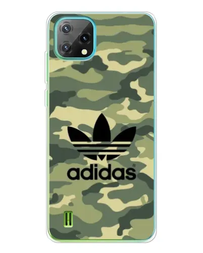 Чехол для Blackview Oscal C60 с картинкой «Милитари стиль Adidas»