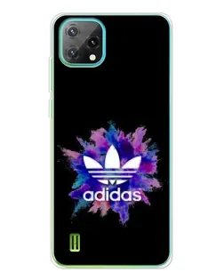 Чехол для Blackview Oscal C60 с картинкой «Взрыв красок Adidas»