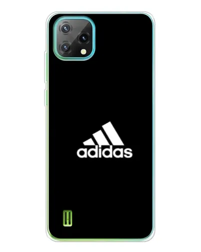 Чехол для Blackview Oscal C60 с картинкой «Черная классика Adidas»