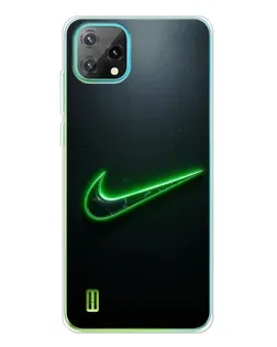 Чехол для Blackview Oscal C60 с картинкой «Неоновый контур Nike» Чехол для Blackview Oscal C60 с картинкой «Неоновый контур Nike»