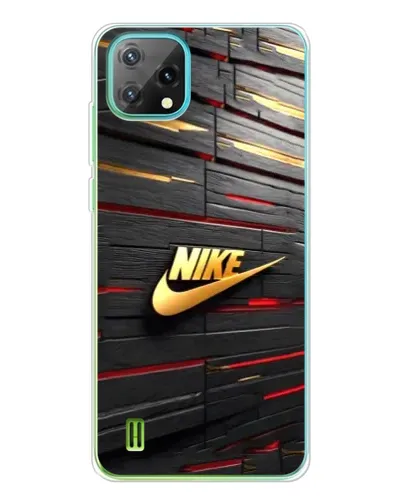 Чехол для Blackview Oscal C60 с картинкой «Золотой Nike на металле» Чехол для Blackview Oscal C60 с картинкой «Золотой Nike на металле»