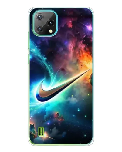 Чехол для Blackview Oscal C60 с картинкой «Космический Nike Swoosh» Чехол для Blackview Oscal C60 с картинкой «Космический Nike Swoosh»
