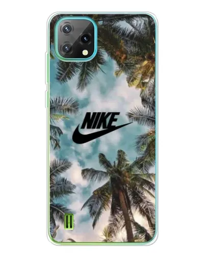 Чехол для Blackview Oscal C60 с картинкой «Тропический принт Nike» Чехол для Blackview Oscal C60 с картинкой «Тропический принт Nike»