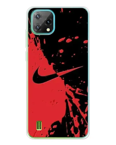 Чехол для Blackview Oscal C60 с картинкой «Красные брызги Nike» Чехол для Blackview Oscal C60 с картинкой «Красные брызги Nike»