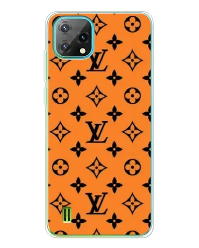 Чехол для Blackview Oscal C60 с картинкой «Оранжевый стиль LV»