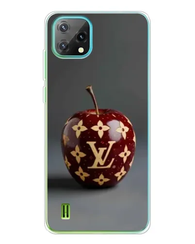 Чехол для Blackview Oscal C60 с картинкой «Красное яблоко LV»
