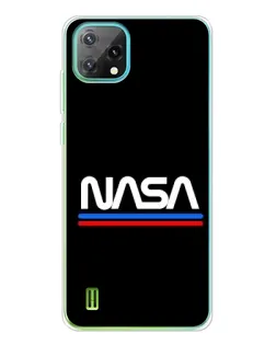 Чехол для Blackview Oscal C60 с картинкой «NASA — классика Red Blue» Чехол для Blackview Oscal C60 с картинкой «NASA — классика Red Blue»