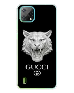 Чехол для Blackview Oscal C60 с картинкой «Gucci — серебряный лев»