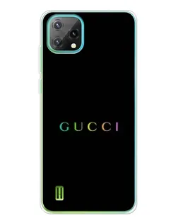 Чехол для Blackview Oscal C60 с картинкой «Gucci — неоновый минимализм»