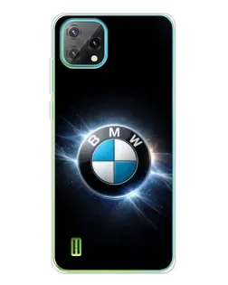 Чохол для Blackview Oscal C60 з картинкою «BMW — неонове сяйво»