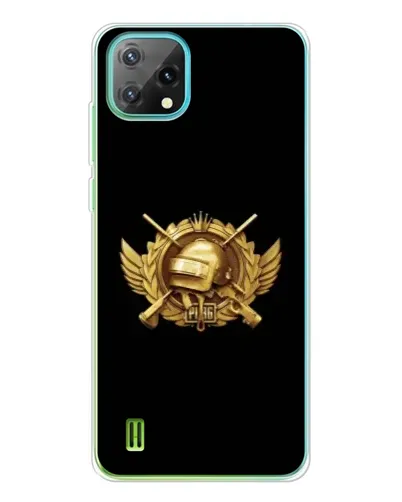 Чехол для Blackview Oscal C60 с картинкой «PUBG — оранжевый градиент»