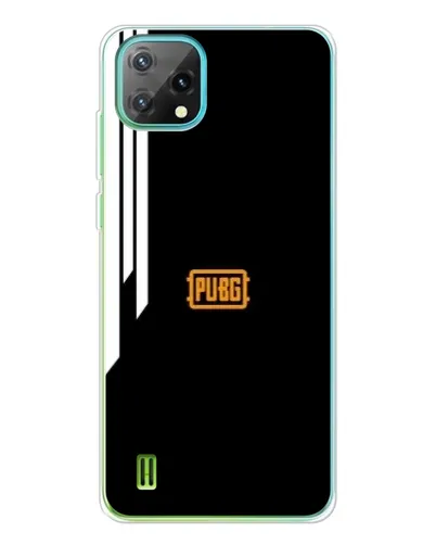 Чехол для Blackview Oscal C60 с картинкой «PUBG — вертикальные линии»