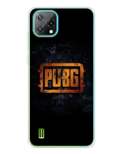 Чехол для Blackview Oscal C60 с картинкой «PUBG — золотой логотип»