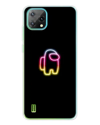 Чехол для Blackview Oscal C60 с картинкой «Among Us градиент»