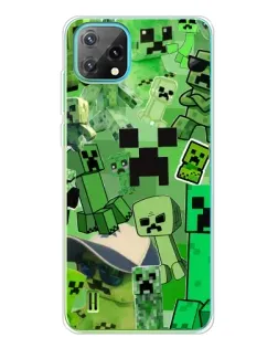Чехол для Blackview Oscal C60 с картинкой «Криперы Minecraft» Чехол для Blackview Oscal C60 с картинкой «Криперы Minecraft»