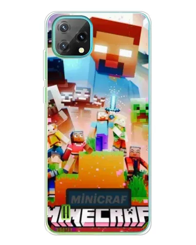Чехол для Blackview Oscal C60 с картинкой «Minecraft герои игры» Чехол для Blackview Oscal C60 с картинкой «Minecraft герои игры»