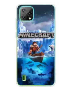 Чехол для Blackview Oscal C60 с картинкой «Minecraft ледяной мир» Чехол для Blackview Oscal C60 с картинкой «Minecraft ледяной мир»