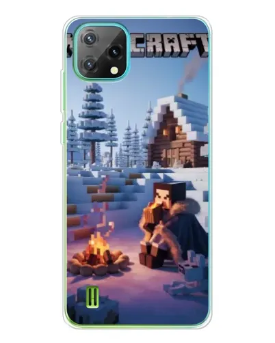 Чехол для Blackview Oscal C60 с картинкой «Зимний Minecraft» Чехол для Blackview Oscal C60 с картинкой «Зимний Minecraft»