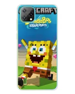 Чехол для Blackview Oscal C60 с картинкой «Губка Боб Minecraft» Чехол для Blackview Oscal C60 с картинкой «Губка Боб Minecraft»