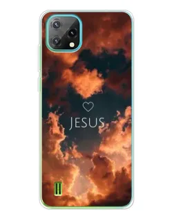 Чехол для Blackview Oscal C60 с картинкой «Сияние Имени Jesus»