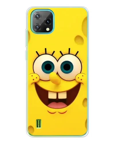 Чехол для Blackview Oscal C60 с картинкой «Губка Боб улыбка»