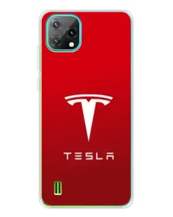 Чохол для Blackview Oscal C60 з картинкою «Tesla Red Classic»