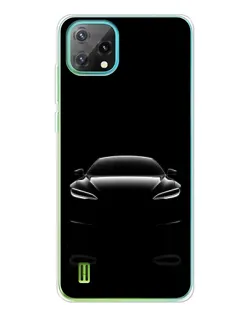 Чохол для Blackview Oscal C60 з картинкою «Силует Tesla Night»