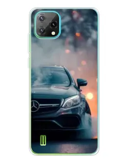 Чохол для Blackview Oscal C60 з картинкою «Mercedes — нічне місто»