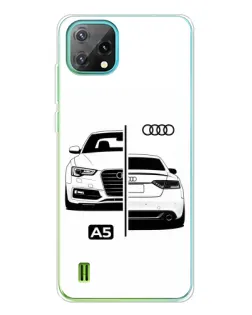 Чохол для Blackview Oscal C60 з картинкою «Audi — контрастний дизайн» Чохол для Blackview Oscal C60 з картинкою «Audi — контрастний дизайн»