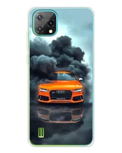 Чехол для Blackview Oscal C60 с картинкой «Audi в облаках дыма» Чехол для Blackview Oscal C60 с картинкой «Audi в облаках дыма»