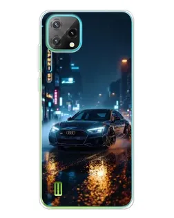 Чохол для Blackview Oscal C60 з картинкою «Нічне місто та Audi» Чохол для Blackview Oscal C60 з картинкою «Нічне місто та Audi»