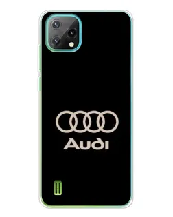 Чохол для Blackview Oscal C60 з картинкою «Audi — золотий логотип» Чохол для Blackview Oscal C60 з картинкою «Audi — золотий логотип»