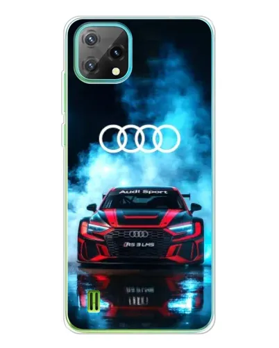 Чехол для Blackview Oscal C60 с картинкой «Audi Sport — неон» Чехол для Blackview Oscal C60 с картинкой «Audi Sport — неон»