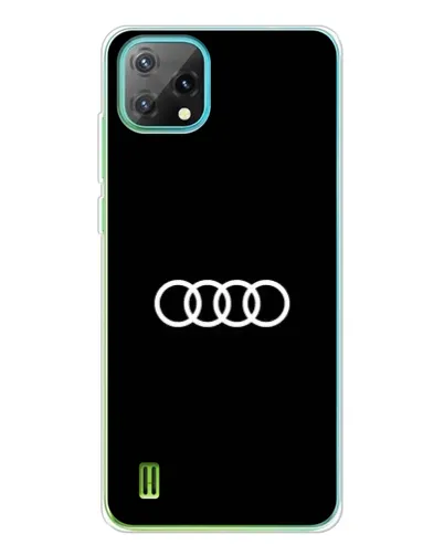 Чехол для Blackview Oscal C60 с картинкой «Audi White Logo» Чехол для Blackview Oscal C60 с картинкой «Audi White Logo»