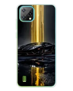 Чохол для Blackview Oscal C60 з картинкою «Нічний Lamborghini драйв»