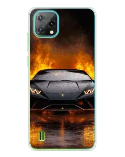 Чехол для Blackview Oscal C60 с картинкой «Lamborghini в огне» Чехол для Blackview Oscal C60 с картинкой «Lamborghini в огне»