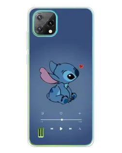 Чехол для Blackview Oscal C60 с картинкой «Музыкальный Stitch»