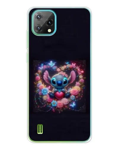 Чехол для Blackview Oscal C60 с картинкой «Stitch в цветах» Чехол для Blackview Oscal C60 с картинкой «Stitch в цветах»