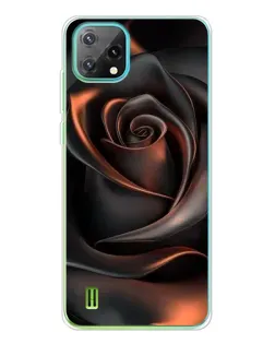 Чохол для Blackview Oscal C60 з картинкою «Шовкова чорна троянда» Чохол для Blackview Oscal C60 з картинкою «Шовкова чорна троянда»
