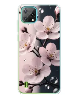 Чохол для Blackview Oscal C60 з картинкою «Ніжня сакура та краплі» Чохол для Blackview Oscal C60 з картинкою «Ніжня сакура та краплі»
