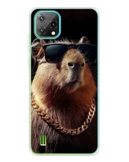 Чохол для Blackview Oscal C60 з картинкою «Капібара золотий ланцюг» Чохол для Blackview Oscal C60 з картинкою «Капібара золотий ланцюг»