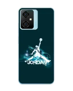 Чехол для Blackview Oscal C70 с картинкой «Jordan Blue Fire» Чехол для Blackview Oscal C70 с картинкой «Jordan Blue Fire»