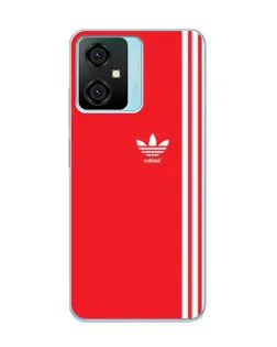 Чохол для Blackview Oscal C70 з картинкою «Червоний мінімалізм Adidas»