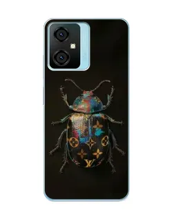 Чехол для Blackview Oscal C70 с картинкой «LV — мраморный принт»