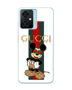 Чохол для Blackview Oscal C70 з картинкою «Міккі Маус Gucci — смуги»