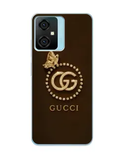Чохол для Blackview Oscal C70 з картинкою «Gucci — золотий метелик»
