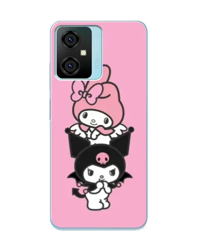 Чехол для Blackview Oscal C70 с картинкой «My Melody и Kuromi» Чехол для Blackview Oscal C70 с картинкой «My Melody и Kuromi»