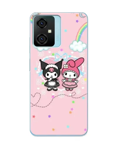 Чехол для Blackview Oscal C70 с картинкой «My Melody и Kuromi» Чехол для Blackview Oscal C70 с картинкой «My Melody и Kuromi»