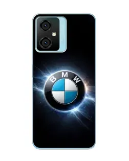 Чохол для Blackview Oscal C70 з картинкою «BMW — неонове сяйво»